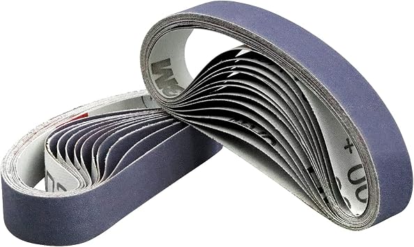 3/4" x 12" Ken Onion Replacement Belts, 24 Pack 400 Grit Ken Onion Sharpeners Belts for Work Sharp Knife & Tool Sharpener Ken Onion EditionWSKTS-KO