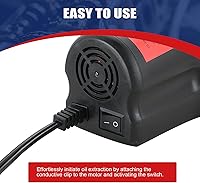 Vista 5 de Extractor de bomba de cambio de aceite, bomba extractora de líquido diésel de 60 W 12 V, bomba de transferencia de succión de barrido con manguera