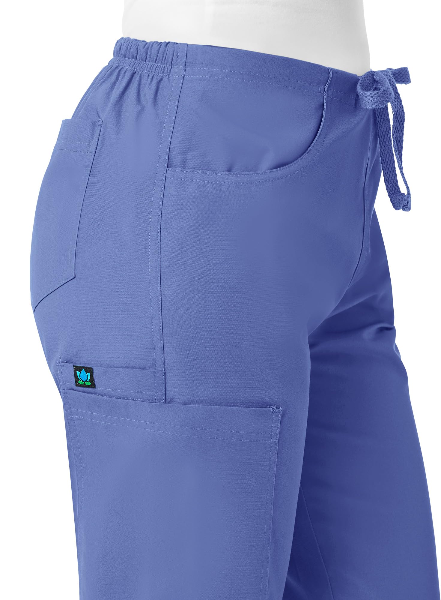 Maevn Women's Core Utility Cargo Pants(Ceil Blue, Medium Tall)