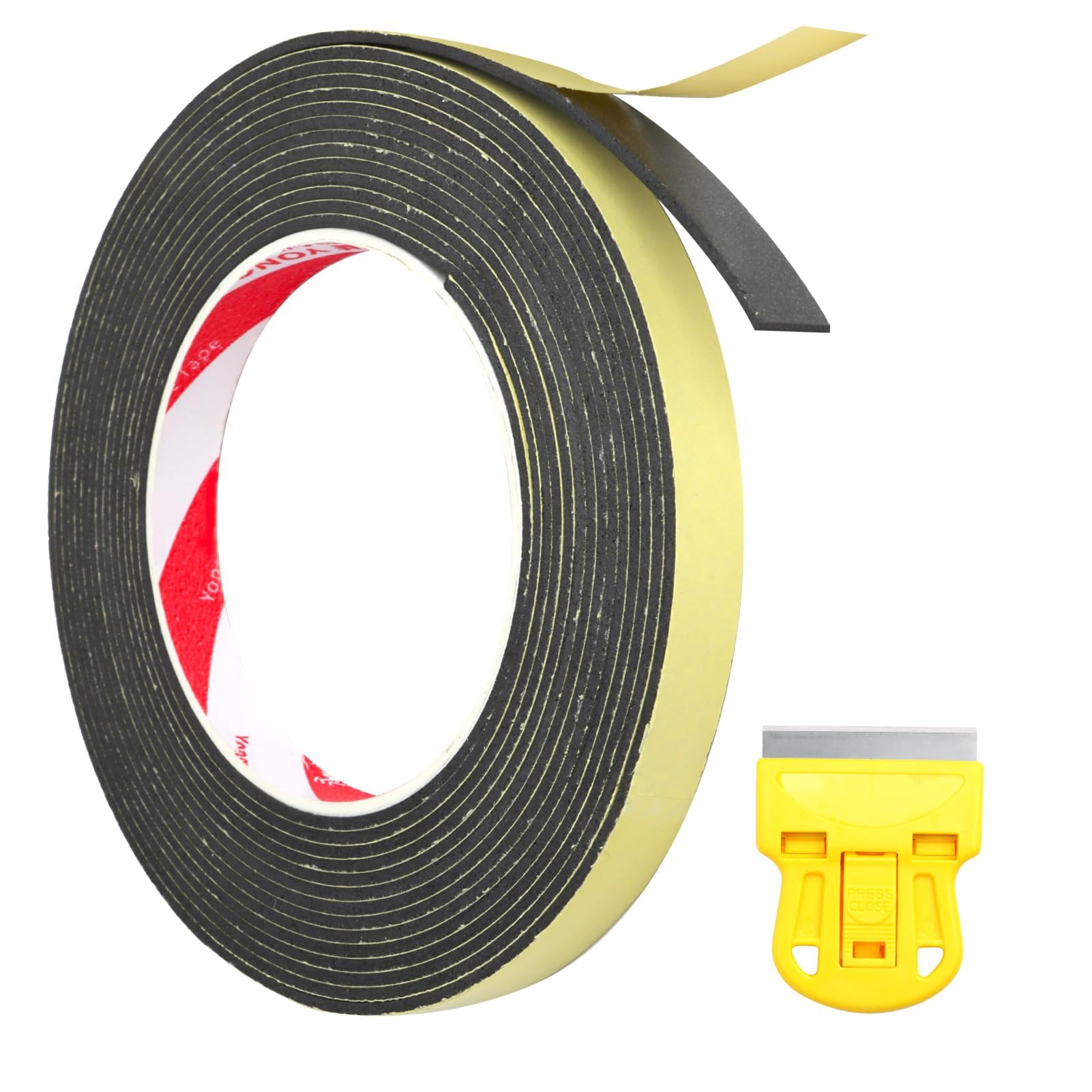 Nastro Sigillante Per Piano Cottura In Vetroceramica | 8mm X 2mm X 5m - Impermeabile E Con Raschietto Per Rimozione