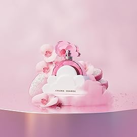 Ariana Grande Cloud Pink Eau de Parfum - Long Lasting Fragrance with Dragon Fruit, Vanilla Orchid, and Amber Woods - Gourmand Musk Womens Perfume - 3.4 Fl Oz