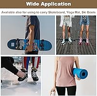 Vista 6 de Cosmos Correa ajustable para patinaje de patinaje, correa de portador de botas de esquí, correa de hombro para patines de hielo