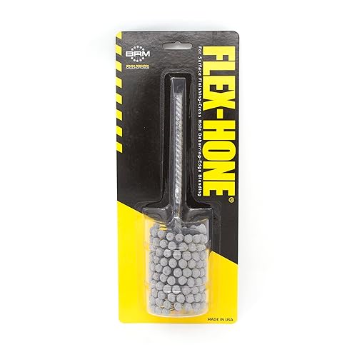 Miniatura 65 de Brush Research BC Flex Hone estándar para cilindros de freno, hidráulica y guías de válvulas, óxido de aluminio, 1-1/8 pulgadas de diámetro, grano