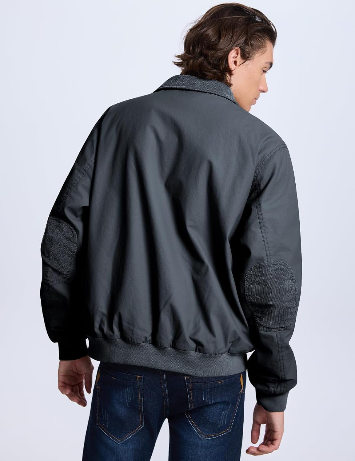 Flygo Mens Sherpa Lined Detroit Jacket Winter Warm Fleece Coat Waxed Washed Canvas Rugged Waterproof Jackets - Image 7