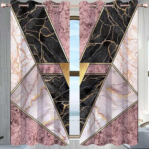 Miniatura 7 de Cortinas verdes para sala, hojas frescas de plantas correderas divisores Cortinas opacas 85 pulgadas de ancho por 85 pulgadas de alto