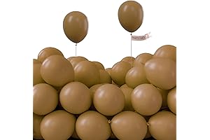 PartyWoo Coffee Brown Balloons, 50 pcs 5 Inch Brown Balloons for Balloon...