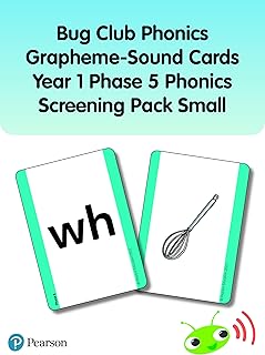 Bug Club Phonics Grapheme-Sound Cards Year 1 Phase 5 Phonics Screening Pack (Small)