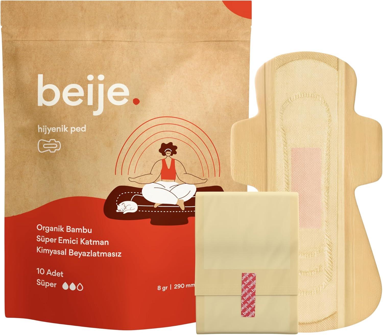 beije 10'lu Süper Ped