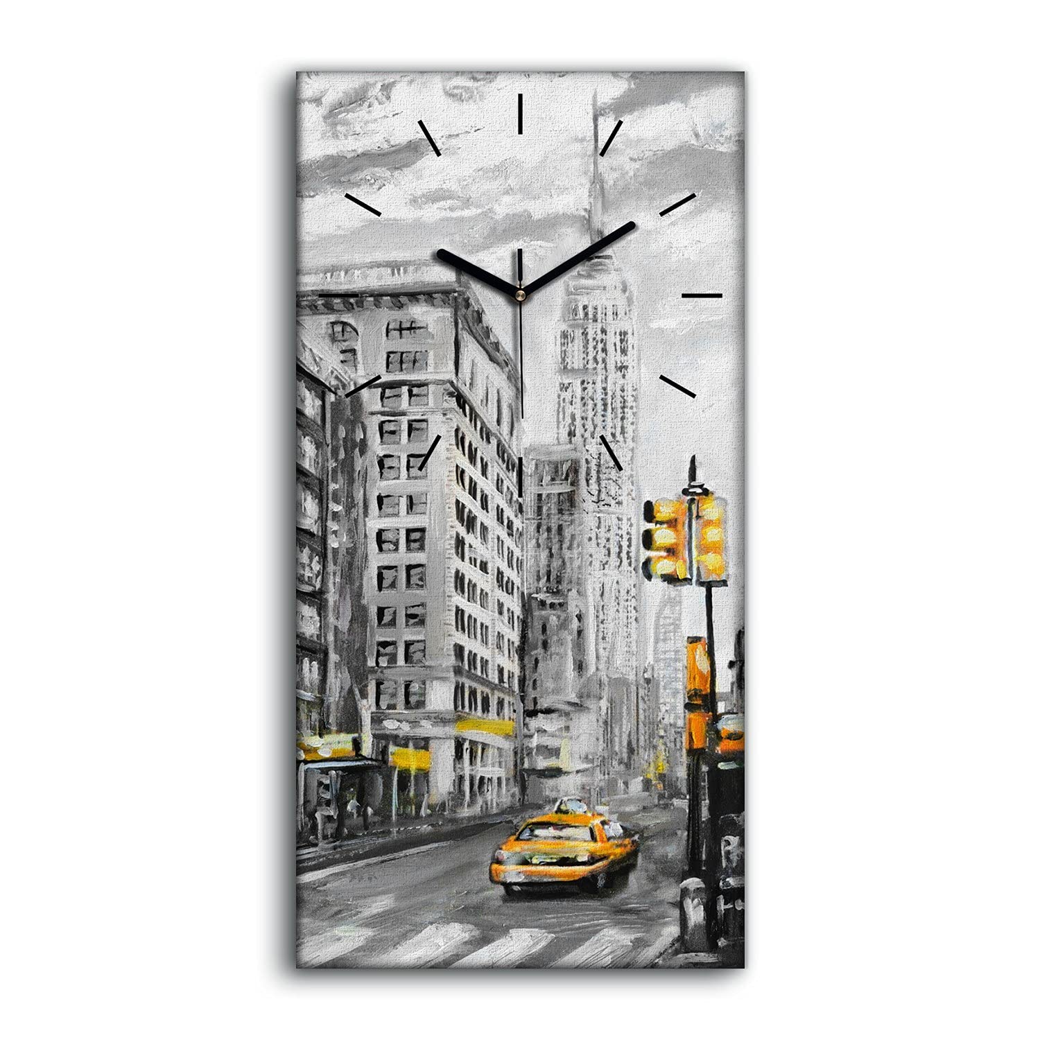 Horloge sur Toile Sans Bruit pour Sommeil Paisible et Déco Salon Coloray