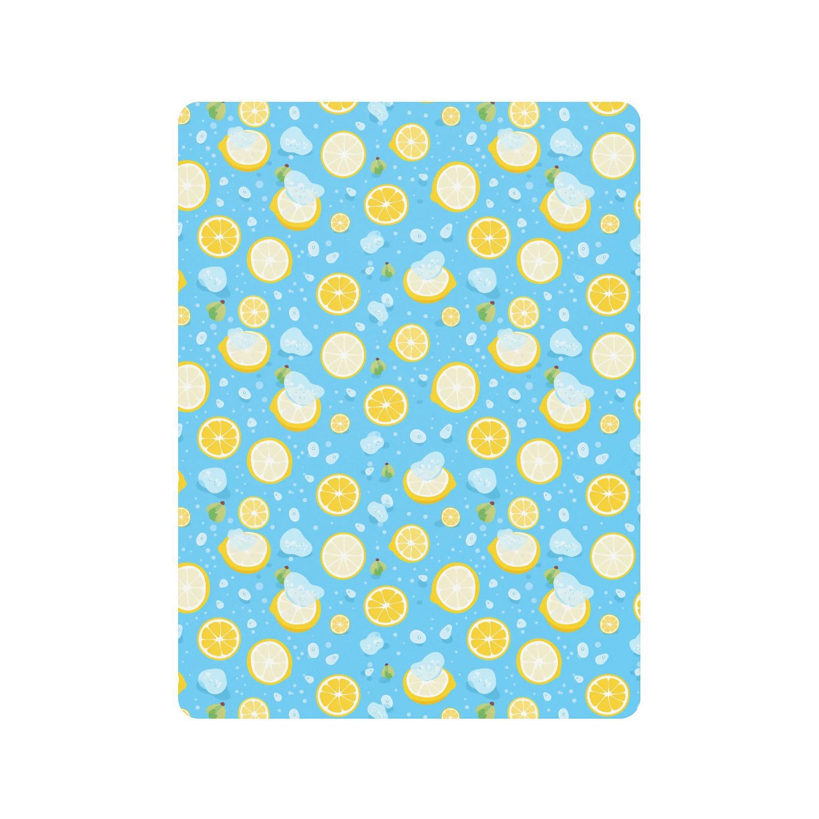 Lemon Ice Drap-housse pour berceau de bébé pour garçons et filles 71,1 x 132,1 cm