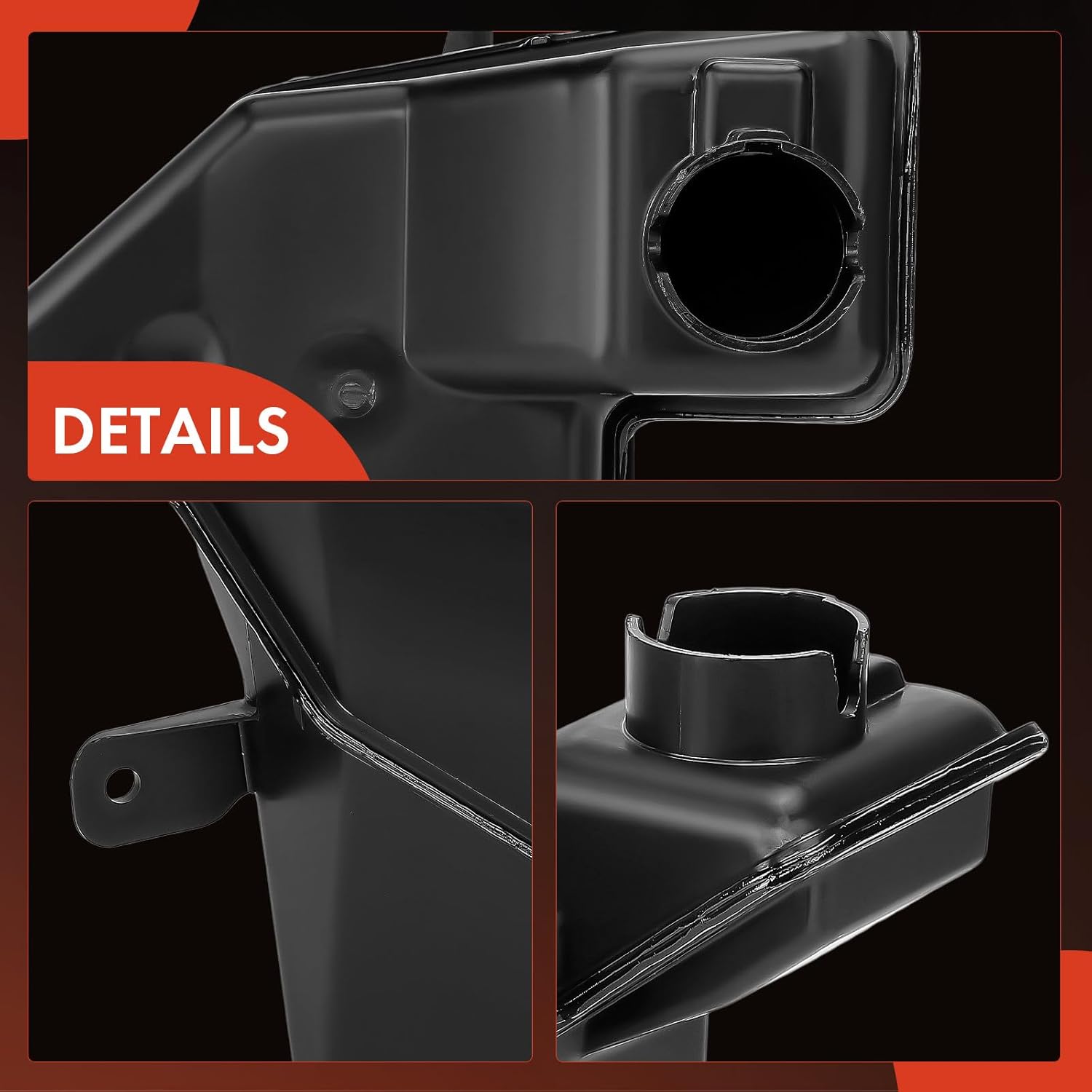 A-Premium Engine Coolant Reservoir Compatible with Chevrolet Camaro 2010-2015 3.6L - with Cap & Filler Neck