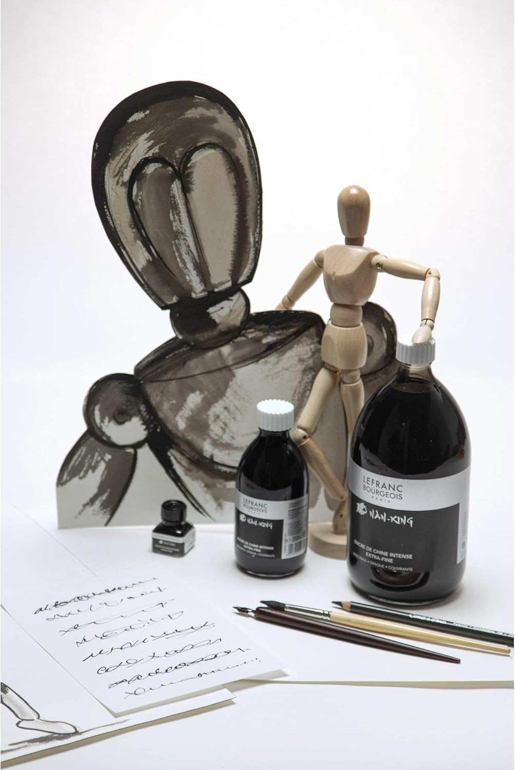 Lefranc & Bourgeois Nan King Calligraphy and Drawing Ink 250ml - Kalligrafie - und Zeichentusche Black