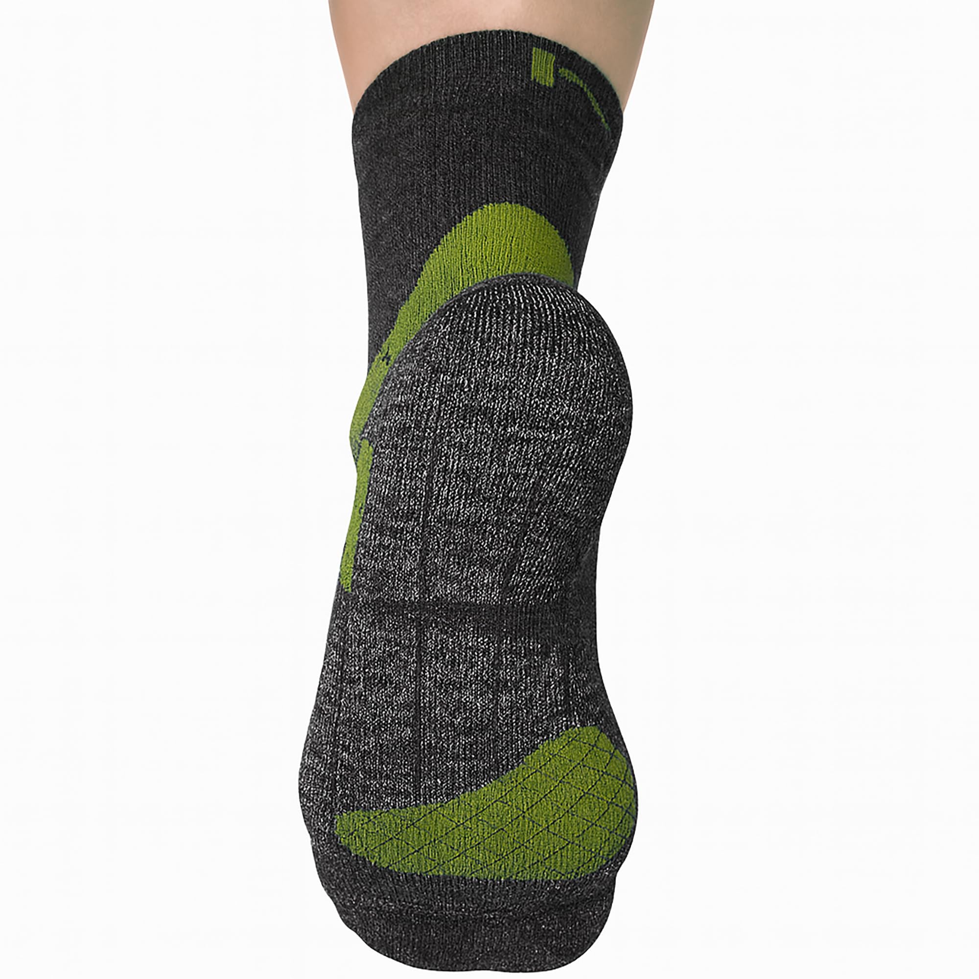 Kaiera - Trek Mid - 3 Pares Calcetines Técnicos de Trekking de Lana Merina, cómodos para las 4 Estaciones, Reforzados y Made in Italy