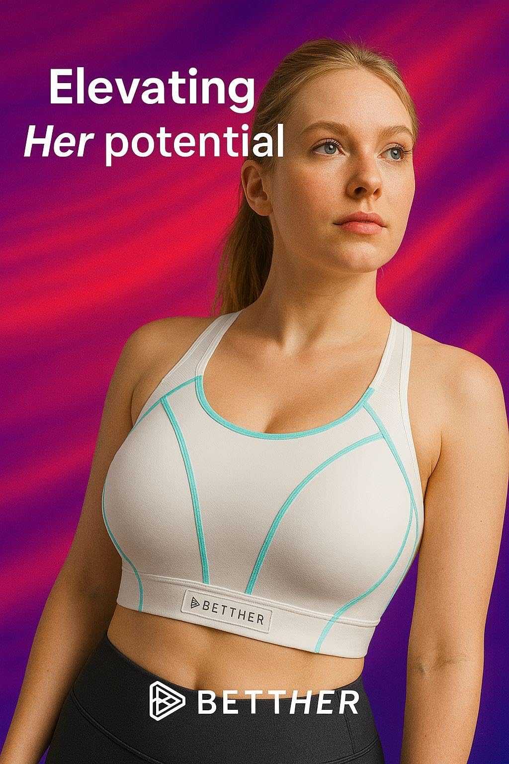 SOXPro GEARXPro - Reggiseno Sportivo Donna - BettHer Bra Antishock+ – Gel Protettivo, Sostegno Forte - Regolabile - ISPO Award 2024 - Palestra, Sport e Yoga