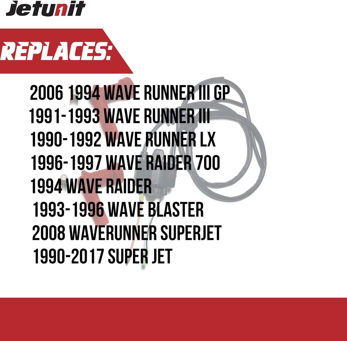 62E-85570-11-00 6R8-85570-00-00 Ignition Coil For Yamaha JetSki Wave Runner Super Jet Pro VXR Wave Raider 700 III 650 LX 1990-2017