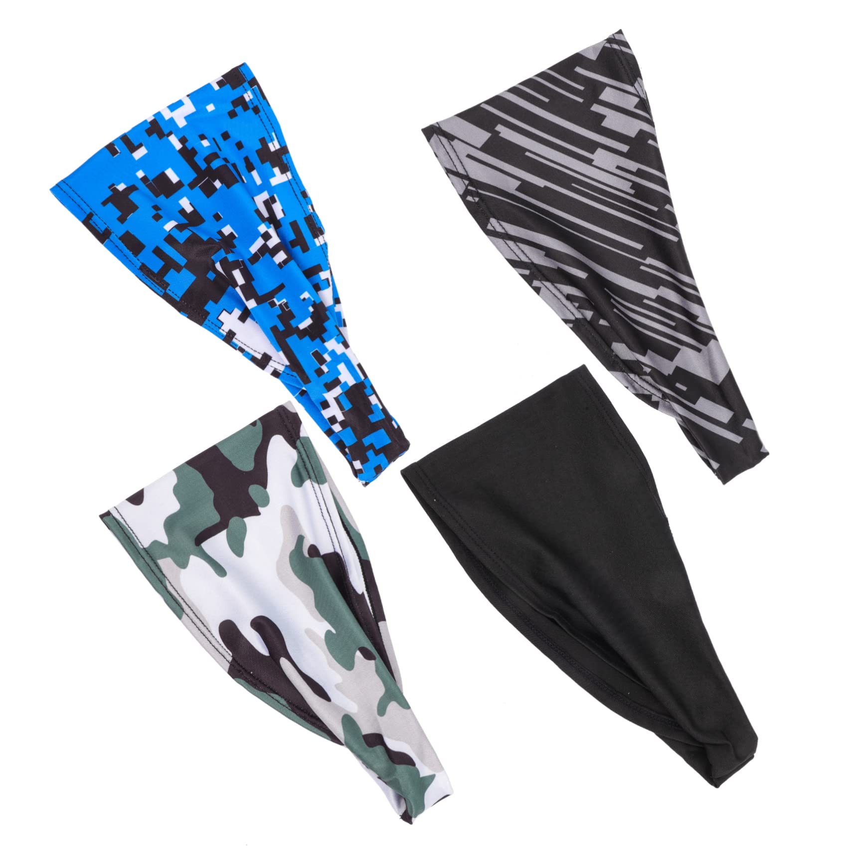 Yardwe Bande De Sueur Bandana Bandeau Headband Bande De Cheveux Élastiques À Cheveux Bande pour Hommes Fourniture De Yoga Bandes Anti-Transpiration Respirantes Polyester