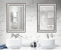 Vista 8 de Metro - Botiquín retro con cuentas, montaje en superficie o empotrado, 3 estantes de vidrio ajustables, libertad de instalación con puerta oscilante