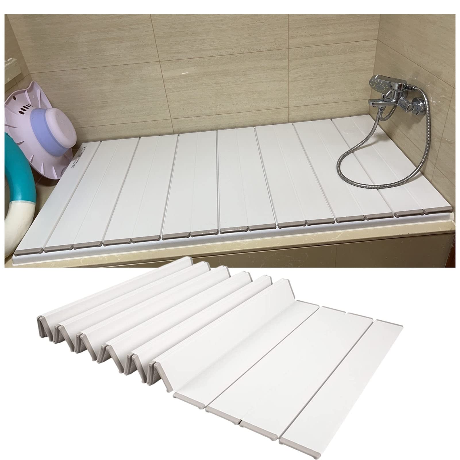 Housse de rangement pliante pour baignoire : la solution anti-poussière et isolation thermique