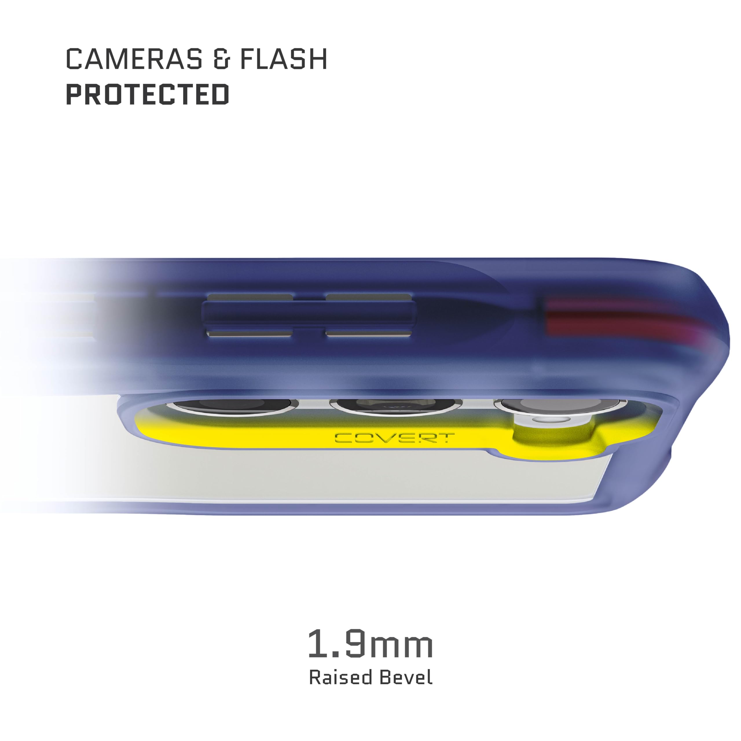 Ghostek Covert - Funda transparente para Samsung Galaxy S23 con protección de grado militar a prueba de golpes, agarre antideslizante, funda protectora de silicona diseñada para Galaxy S23 2023 (6.1