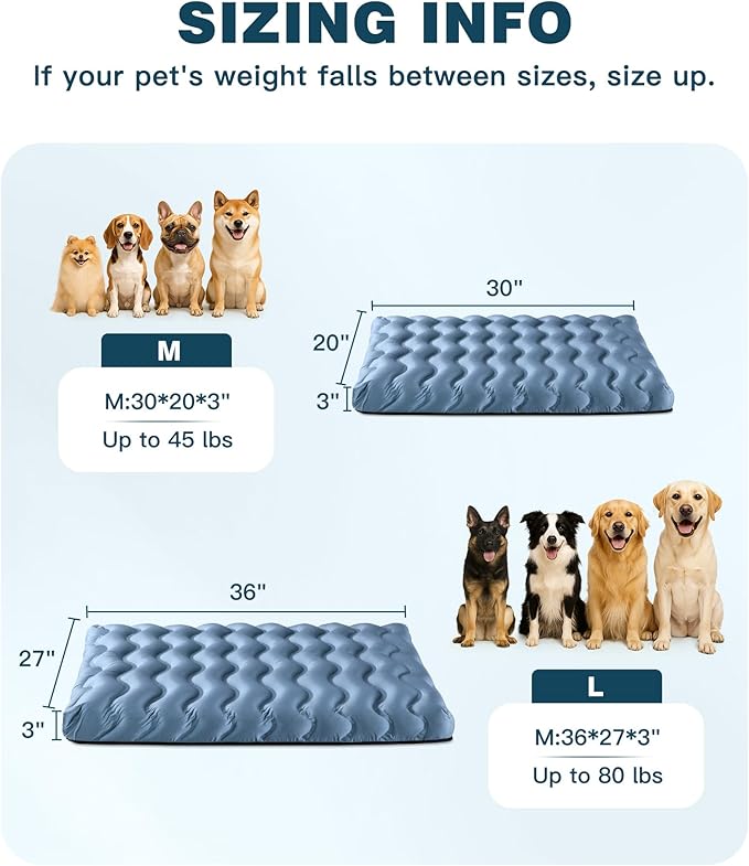 Cama Ortopédica para Perro Grande Impermeable Lavable con Es miniatura 7