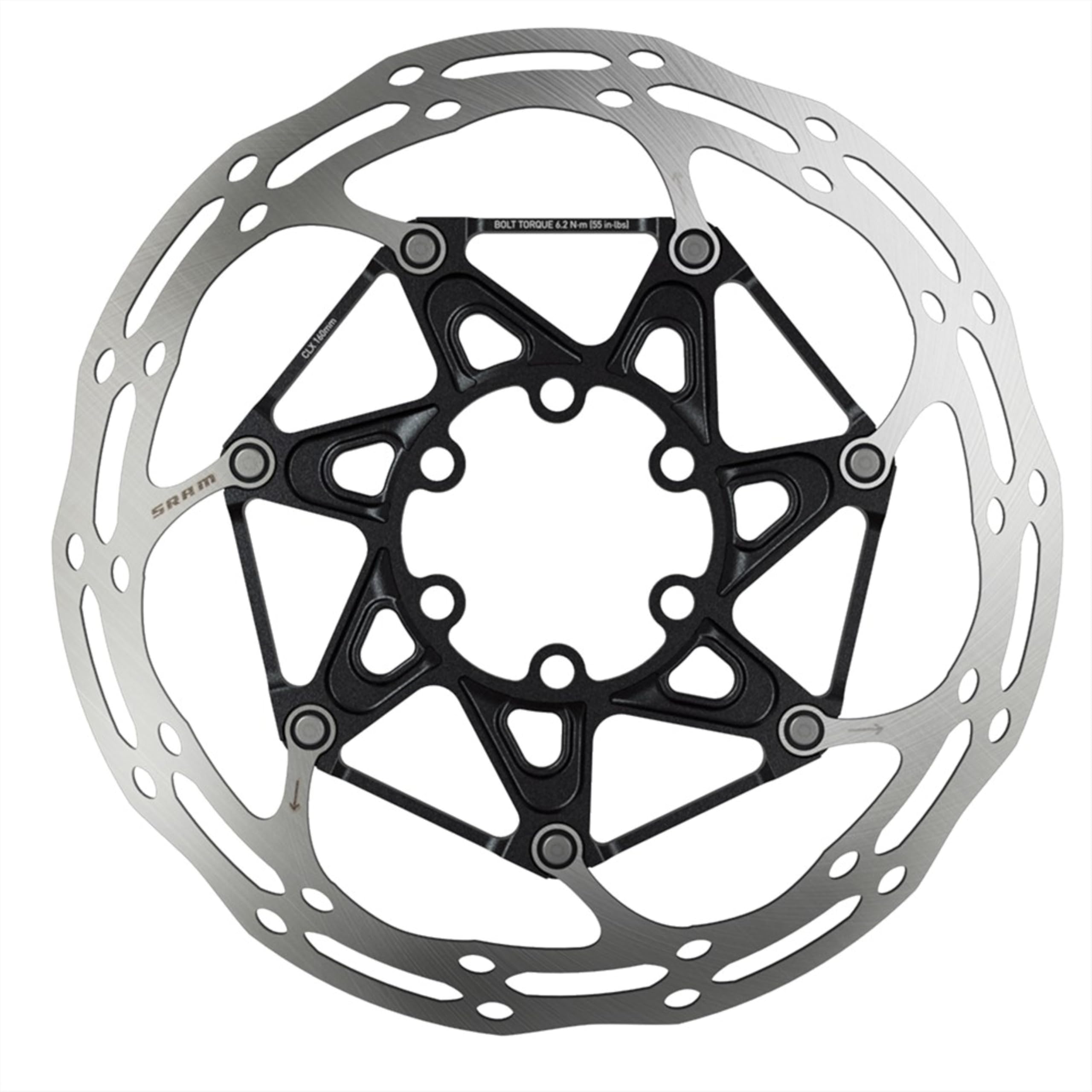 Sram Black Disque Centerline 160Mm Rounded Is (Vis Ti Incluses)