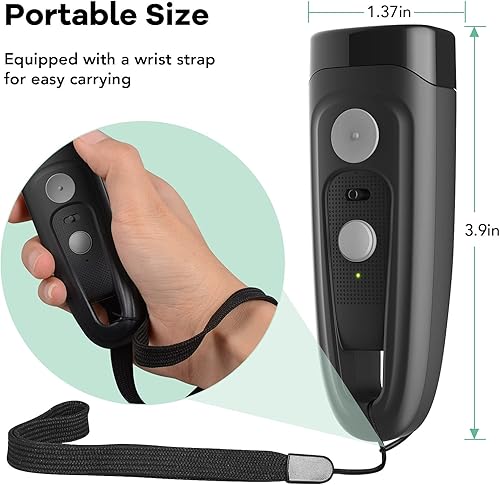 Miniatura 4 de Dispositivos de control de ladridos para perros, disuasorio ultrasónico recargable de ladridos de perro, dispositivo antiladridos de rango de 16.5