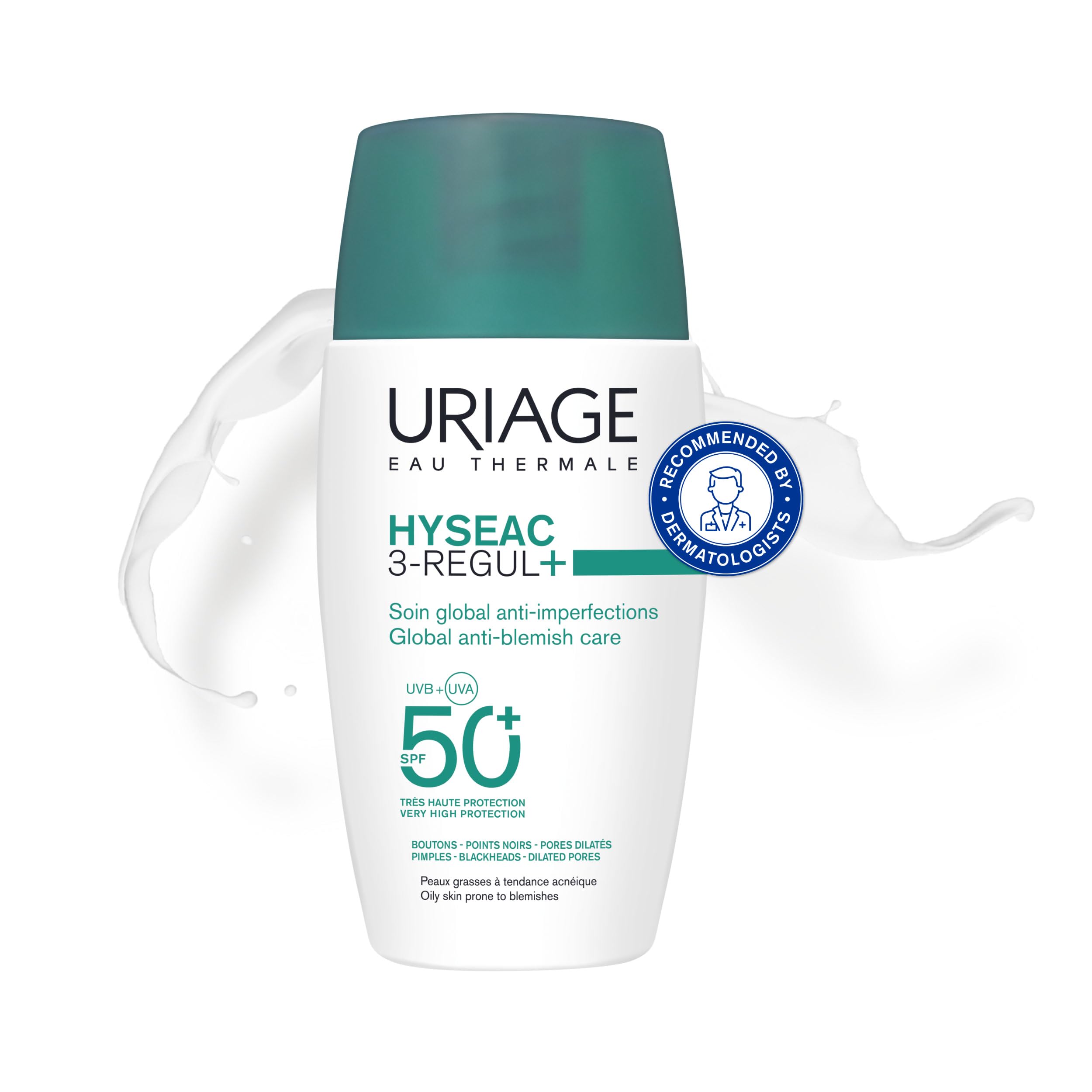 Uriage Hyséac 3-Regul+ Anti-Blemish Care SPF50+ 50ml