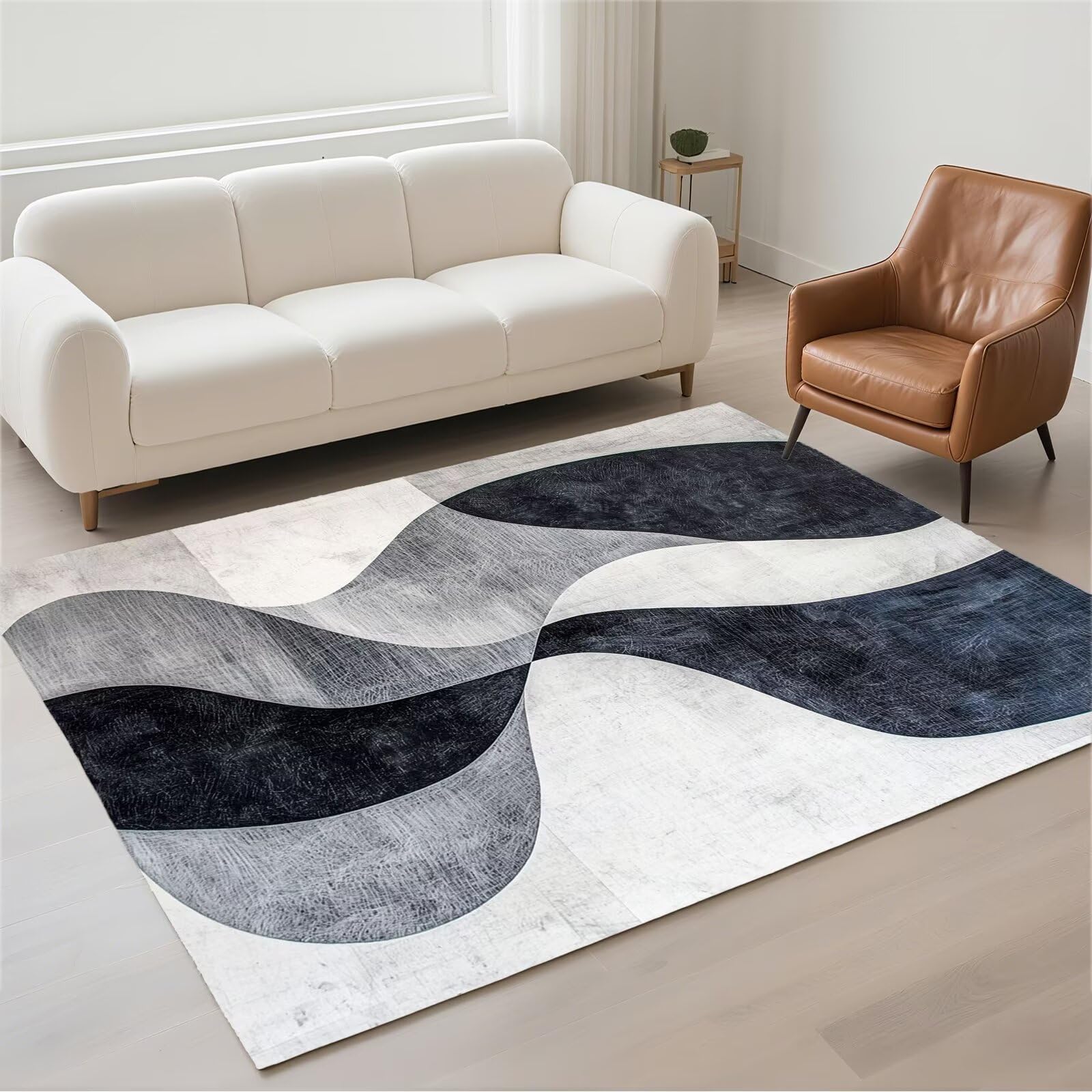 Tapis de couloir moderne lavable pour sublimer votre entrée avec élégance