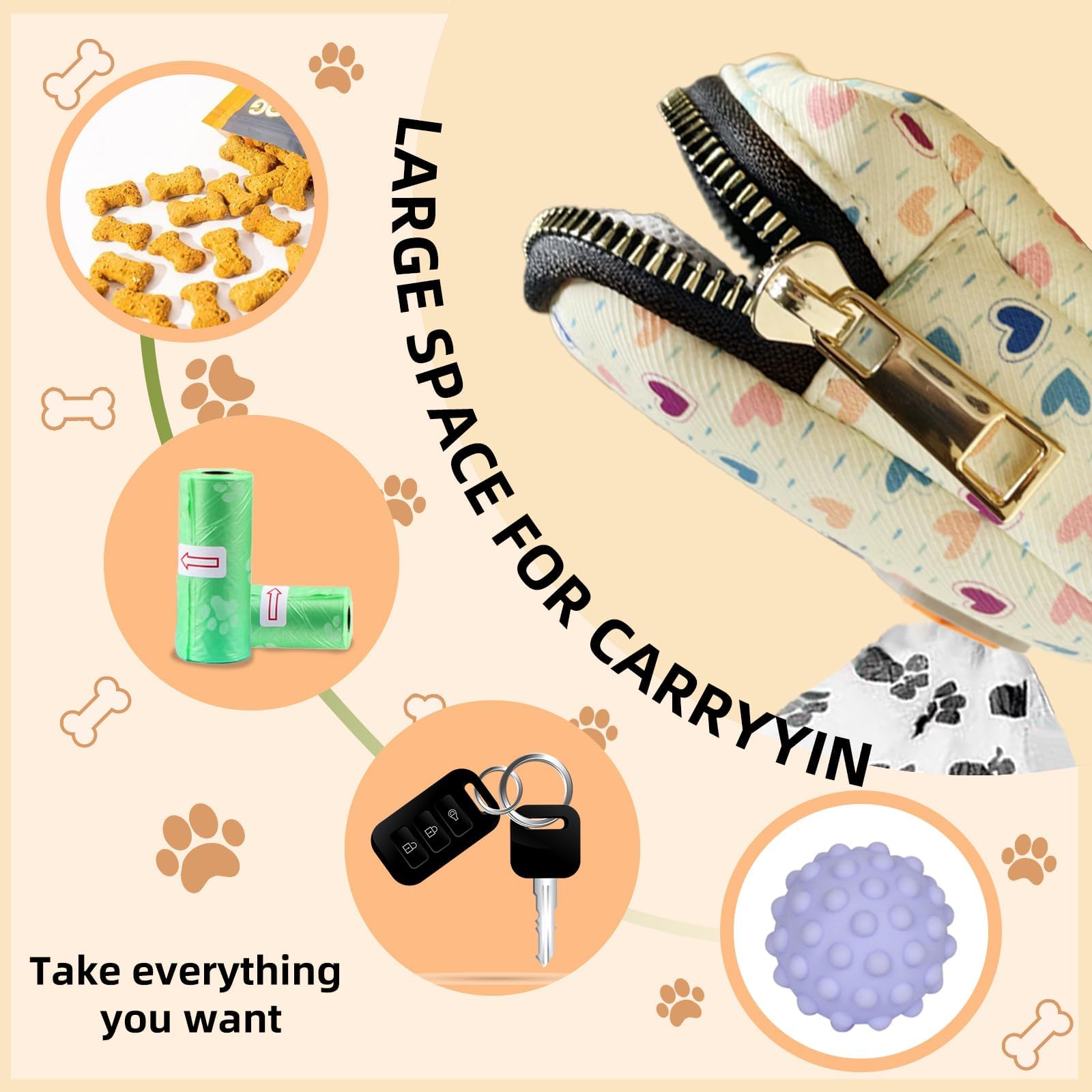 ICEMOOD Dog Poop Bag Holder with Easy Dispensing Hole - Image 3