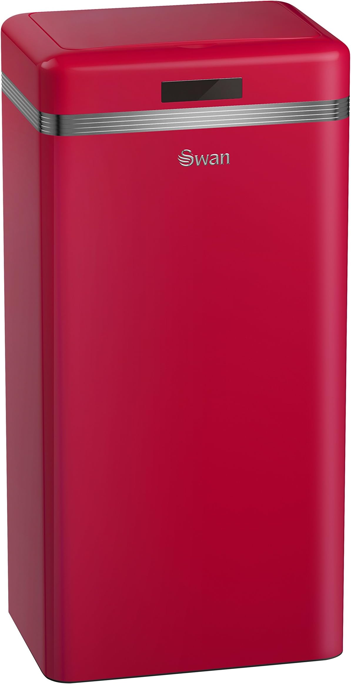 Swan SWKA4500RN Retro 45L Square Sensor Bin (Red)