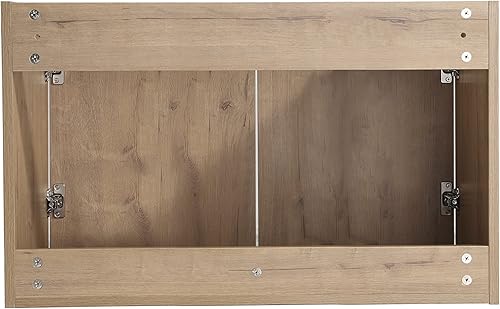 Miniatura 5 de Tocador de baño flotante de 30 pulgadas con lavabo, fregadero Sinle de 30 pulgadas, conjunto de tocador de baño montado en la pared, juego de