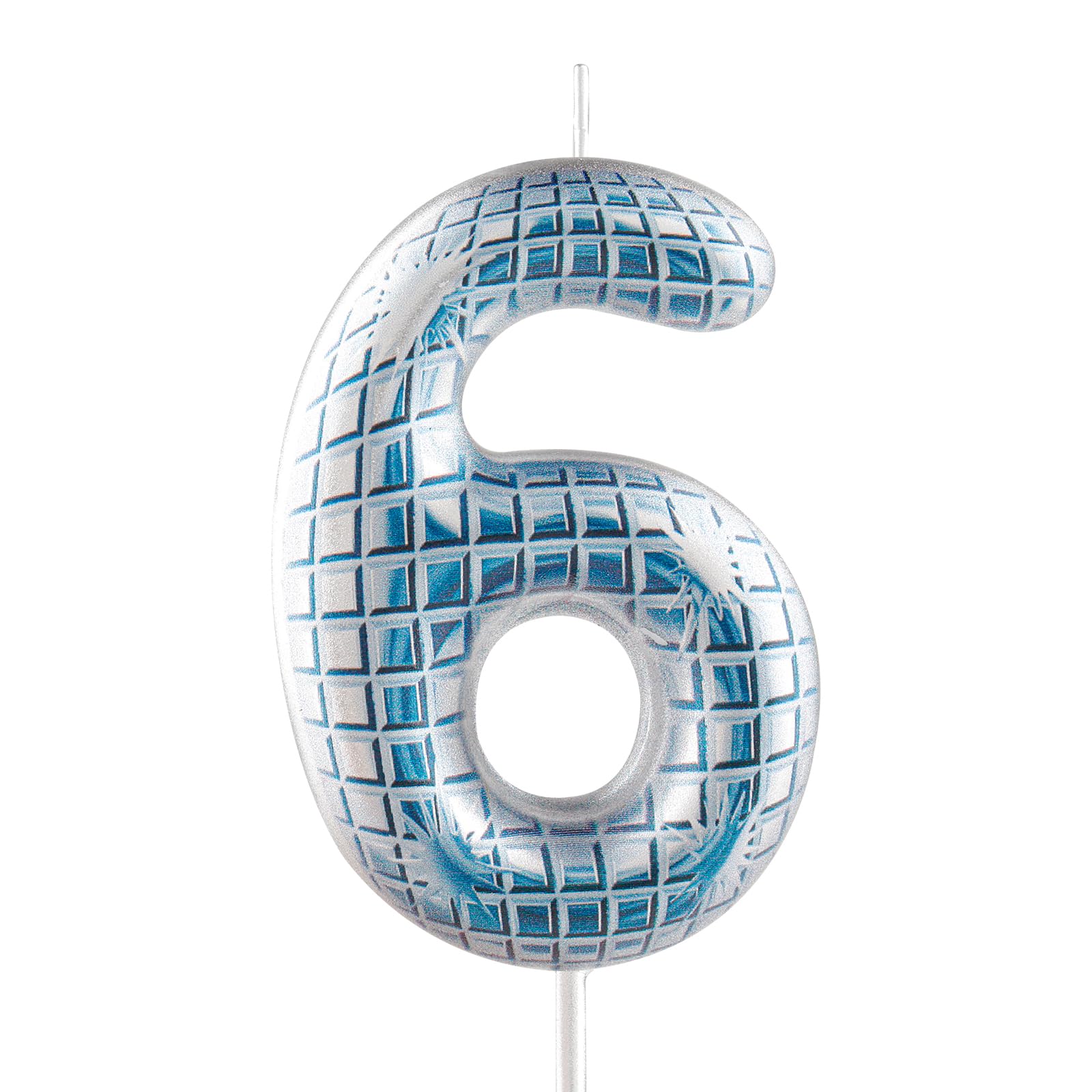 Funny Disco Themed Birthday Candles, Number 21 Retro Disco Mirror Ball Candle Cake Topper Decorations, Dance Party Supplies, 18th 21th 30th 40th 50th 60th Birthday Gifts for Him Her Disco Lovers — view 18