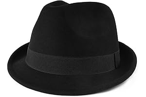 Multi Size Felt Trilby Fedoras for Men XXL