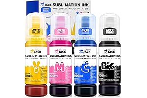 4x 100ml Sublimation Ink Auto Refill Epson Supertank Printers