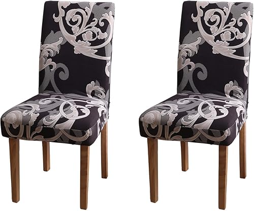 Miniatura 10 de Fundas elásticas para sillas de comedor, extraíbles y lavables, protector de asiento funda para silla Parson para comedor, fiesta, banquete, hotel,