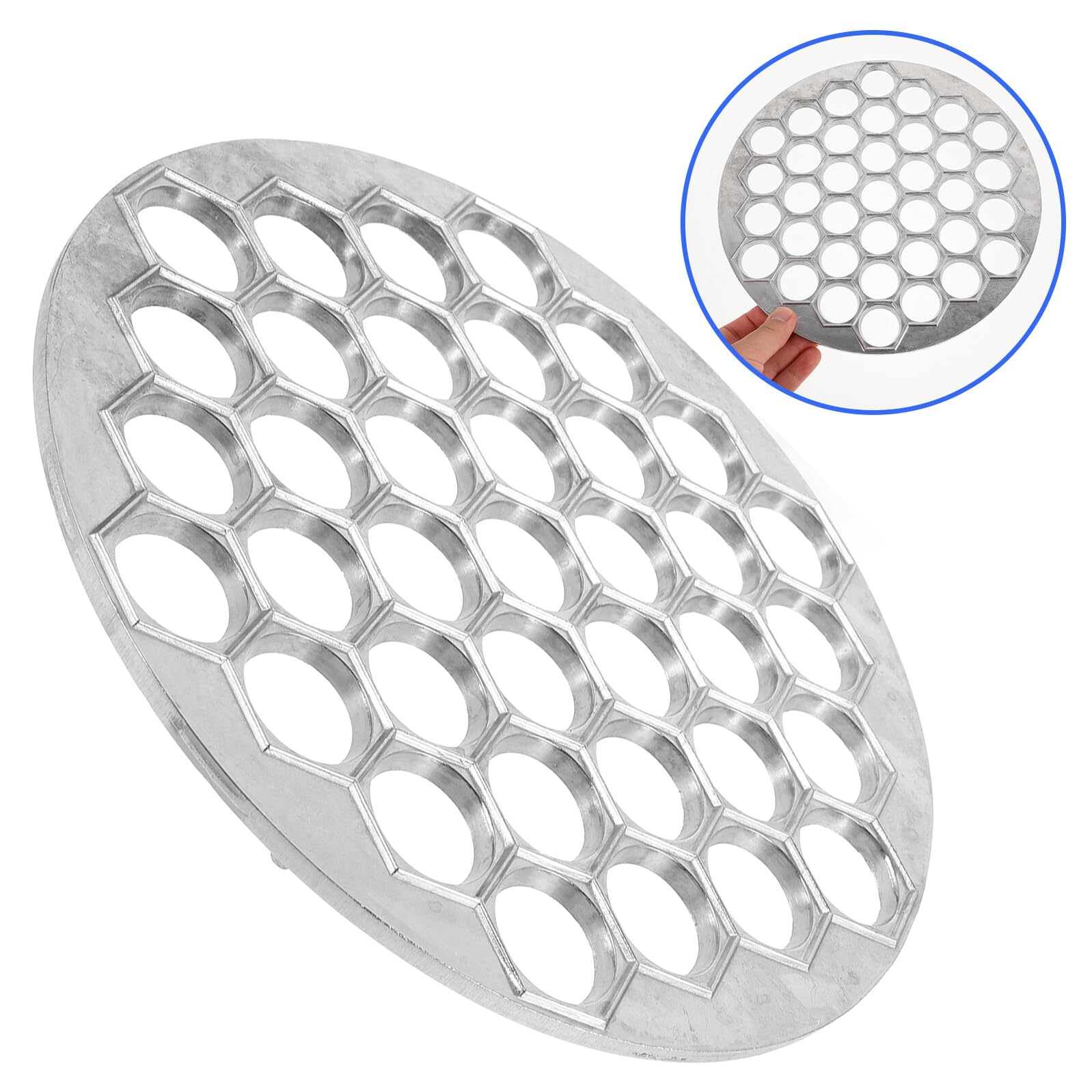 DOITOOL Molde para Hacer Empanadillas de Aleación Ligera Práctico y Fácil de Limpiar con Capacidad para Unidades para Cocina Casera y Restaurantes