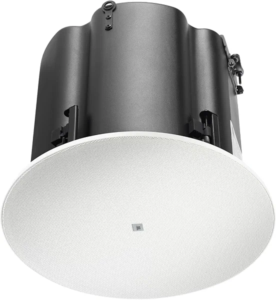 JBL Professional Control419CS/T Passive 8 inch Blind Mount, in-Ceiling Subwoofer with Included Back Can Enclosure. 70V/100V, Plus 8-Ohm Direct Input. Sold as Pair. White