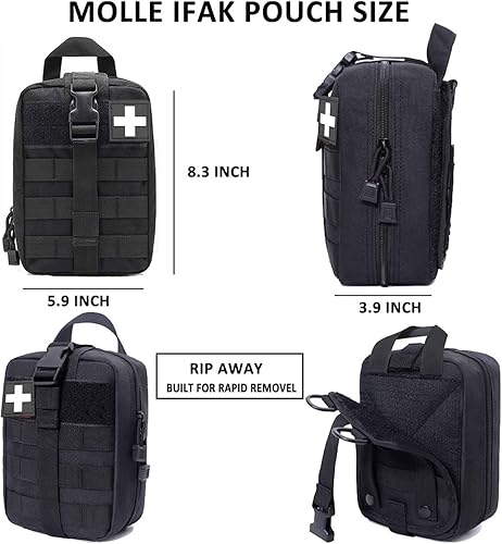 Miniatura 5 de Molle Organizador de respaldo de asiento, organizador universal táctico para asiento trasero de automóvil, organizador de vehículos, organizador de
