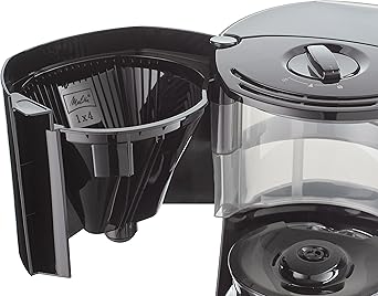 Enjoy Top Timer 1017-11 - Cafetera de Goteo con Función temporizador, Jarra de Cristal, Detector de Aroma Patentado, Apagado Automático, Acero Inoxidable, 1.2 litros4