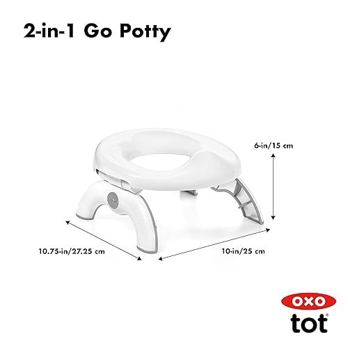 Miniatura 8 de OXO Tot Orinal 2 en 1para el camino Potty Gris