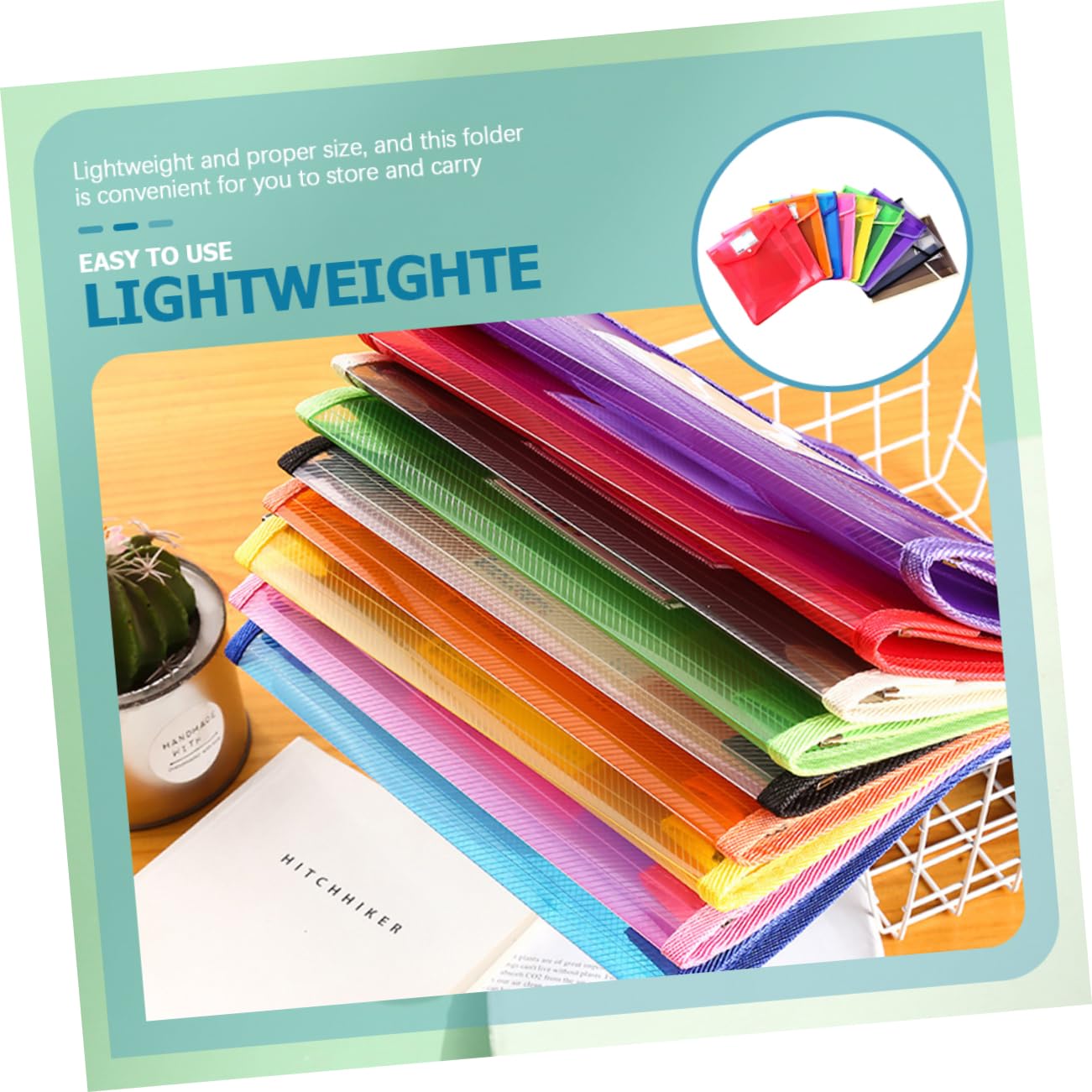 jojofuny 10pièces Organisateur De Documents Porte-documents Portable Pochette Pour Rangement De Dossiers Voyage