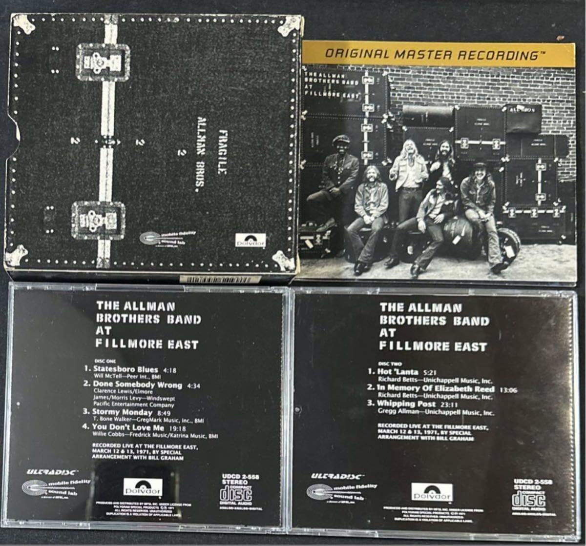 Amazon.co.jp: MFSL！2CD！オールマン・ブラザーズ・バンド/フィルモア 