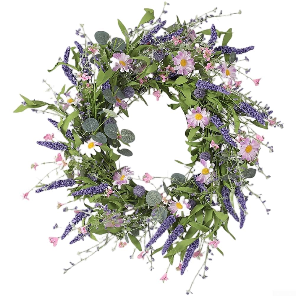 Cintre de porte plastique eucalyptus décoration automne extérieur et intérieur