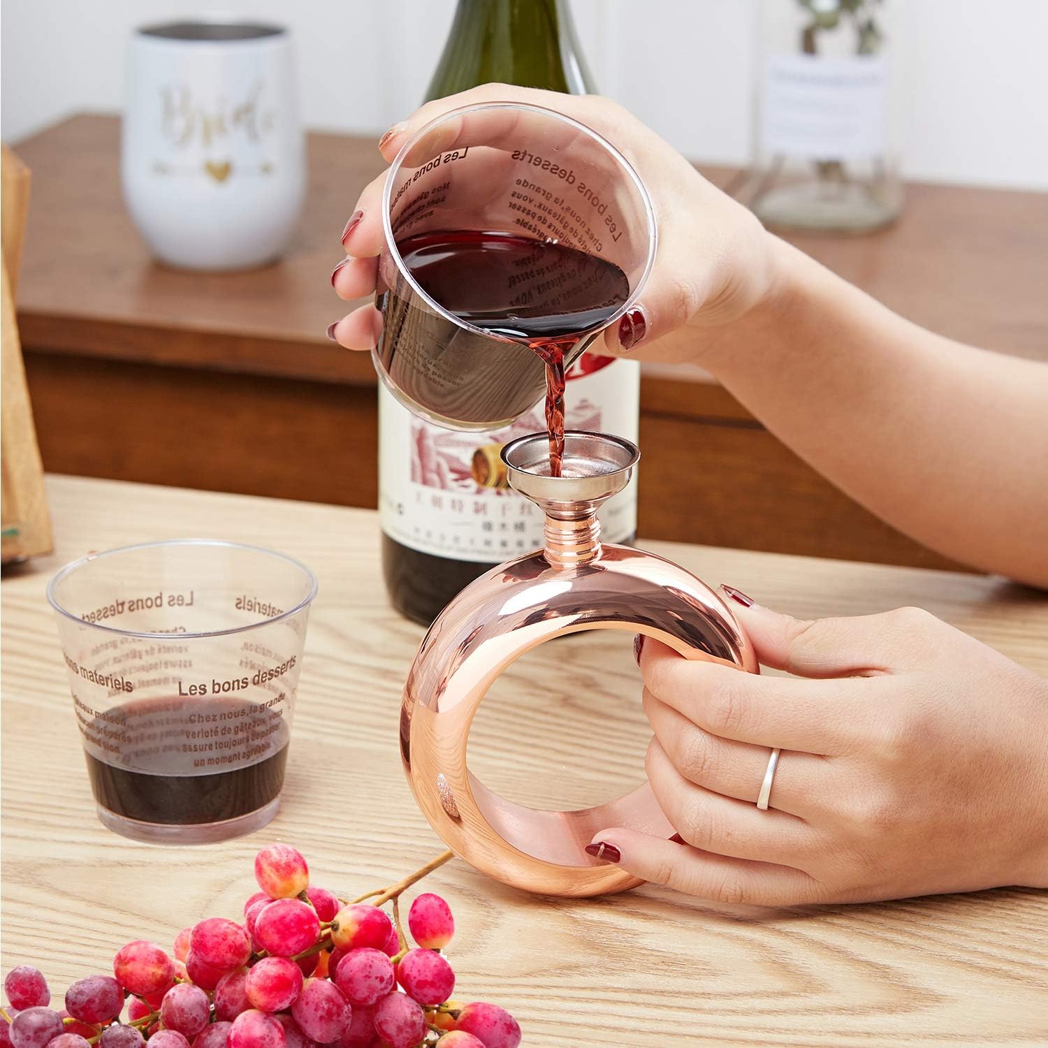 Amаzоn Crаzу 🔥 Dеаlѕ Humphrey Amelia Rose Gold Booze Bangle Bracelet Flask with Funnel Shot Flask Bracelet for Women(3.5oz Rose Gold) Hоt Dеаlѕ Humphrey Amelia Rose Gold Booze Bangle Bracelet Flask with Funnel Shot Flask Bracelet for Women(3.5oz Rose Gold)