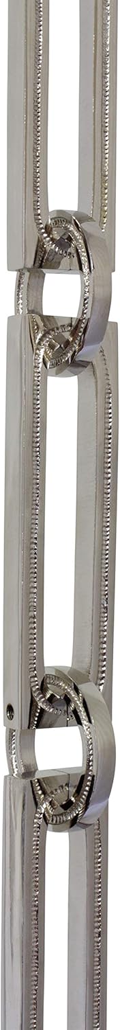 RCH Hardware CH-29L-PN Brass Chandelier Chain, Polished Nickel (1 Foot)