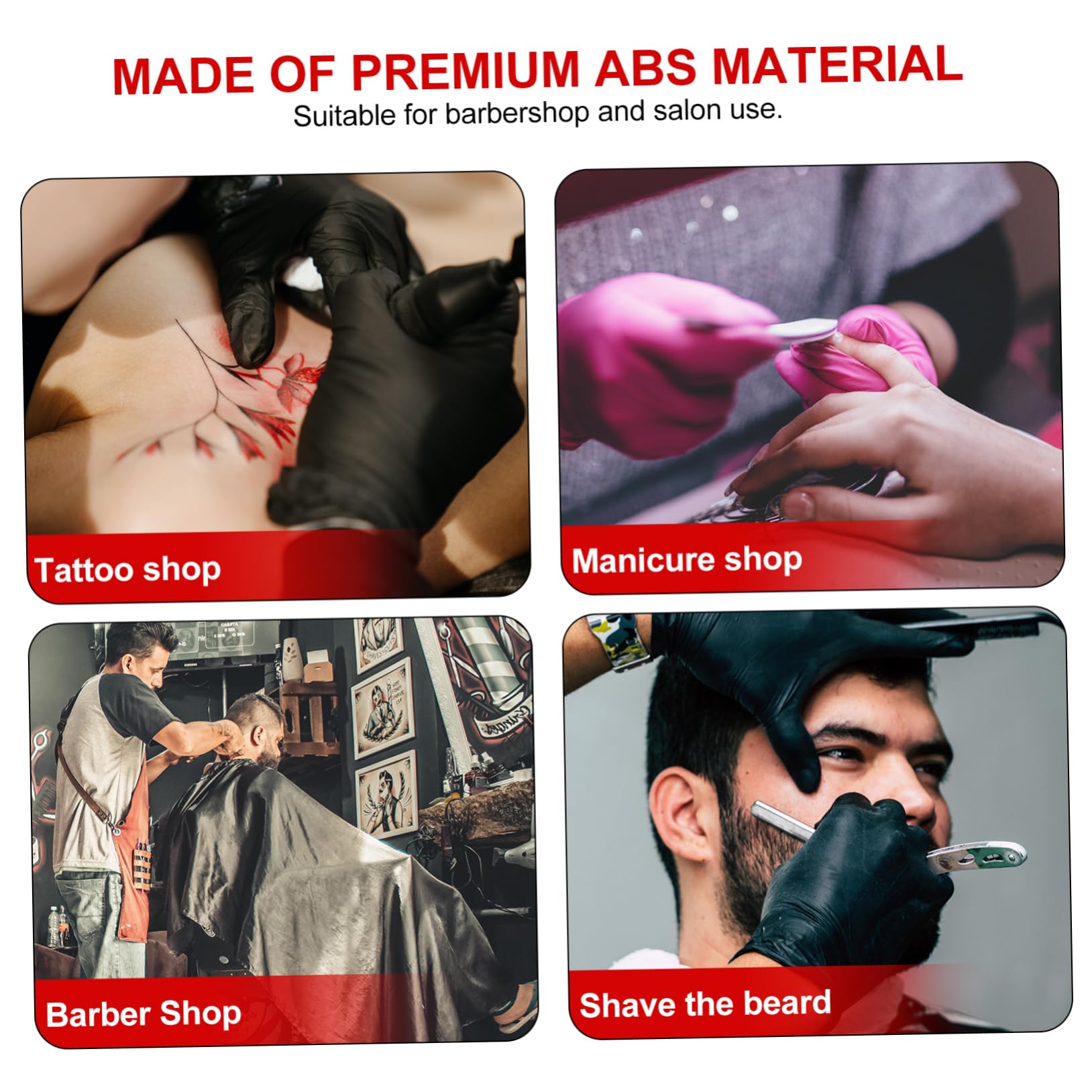 4 Pz Distributore Banca Valigetta Per Lo Smaltimento Dei Rasoi Da Forniture Piccolo Contenitore Automatico Contenitore Resistente Alla Perforazione Bidone Portatile Rosso