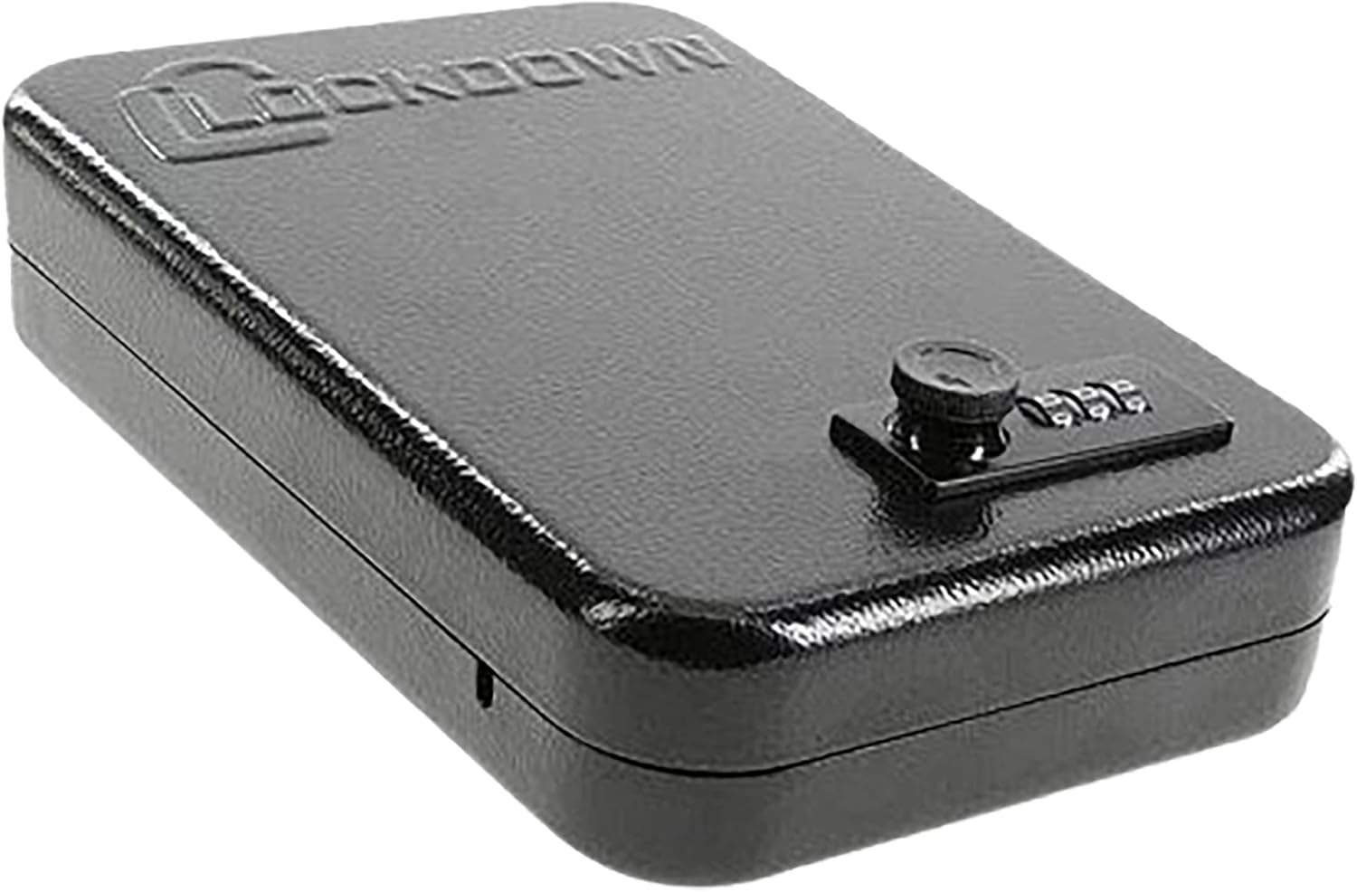 Lockdown Handgun Vault with All Steel Construction, TSA Approval and California DOJ Certification for Secure Storage of Pistols, Revolvers, Small Valuables