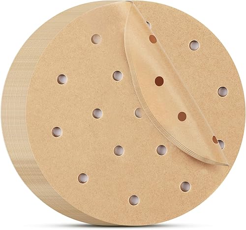 Miniatura 8 de Beasea Papel pergamino para freidora de aire de 11 pulgadas, 200 forros de papel desechables para freidora de aire blanco, papel de filtro, papel