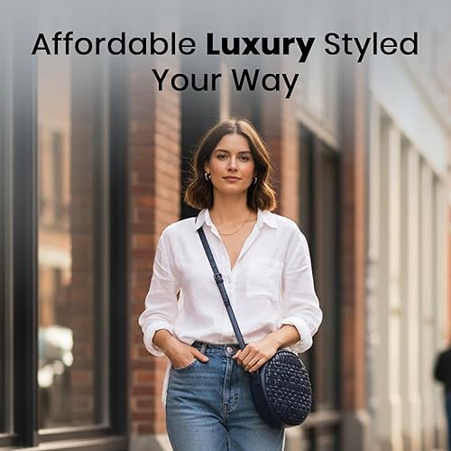 Miniatura 7 de Bolsos cruzados redondos de cuero genuino para mujer, bolso bandolera para mujer, bolso cruzado de moda casual