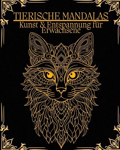 Tier Mandala Buch für Erwachsene: Hochwertige und Anspruchsvolle Malvorlagen zur Entspannung und Kreativität